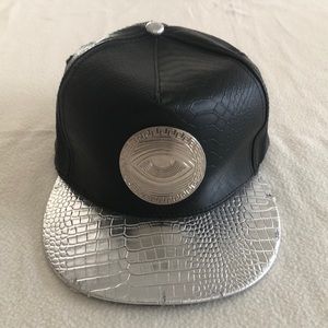 EyeConic Croc Hat with Silver Eyedusa Emblem